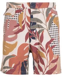 Heren Kleding voor voor Strandkleding voor Board Amir Slama Zwembroek Met Print in het Bruin voor heren en zwemshorts 