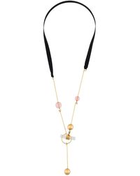 Marni Cilindervormige Halsketting - Meerkleurig