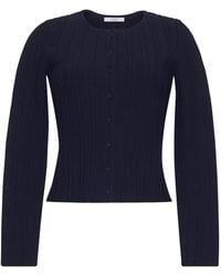 Adam Lippes - Faye Knit Cardigan - Lyst