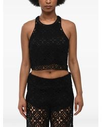 Off-White c/o Virgil Abloh - Crochet-Knit Sleeveless Top - Lyst