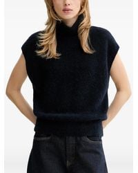 Gestuz - High-Neck Knitted Vest - Lyst