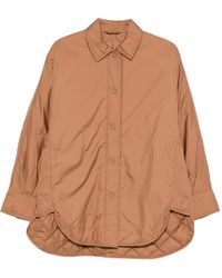 Liviana Conti - Quilted Collared Coat - Lyst