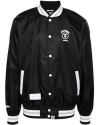Aape By A Bathing Ape - Bomberjack Met Gestreepte Afwerking - Lyst