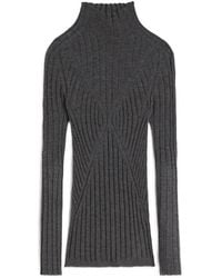 Jil Sander - High-Neck Ribbed Sweater - Lyst