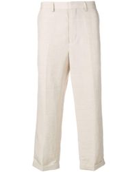 Jacquemus Cropped Fold-up Trousers - Multicolour