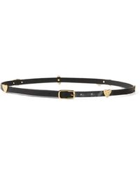 Claudie Pierlot - Heart-Appliqué Leather Belt - Lyst