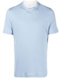 Brunello Cucinelli Short-sleeve T-shirt - Blue