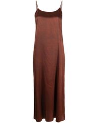 Uma Wang - Slip-on Silk Midi Dress - Lyst