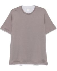 Eleventy - Camiseta A Capas De Algodón - Lyst