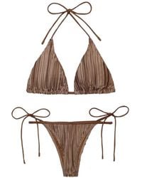 Elegancia - Bikini Coco Triangular Plisado - Lyst