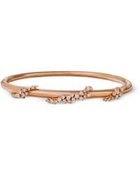 ANANYA - 18K Rose Scatter Diamond Bangle - Lyst