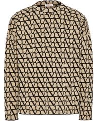 Valentino Garavani - Toile Iconographe Wool Jumper - Lyst