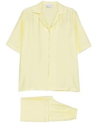 Silkylicious - Alua Short-Sleeve Trousers Set - Lyst