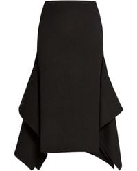 Erdem - Ruffled Midi Skirt - Lyst