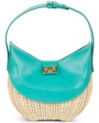 Rodo - Weiden-Clutch Mit Lederbesatz - Lyst
