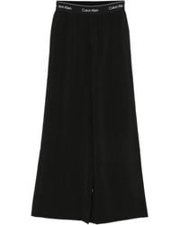 Calvin Klein - Logo-Waistband Trousers - Lyst