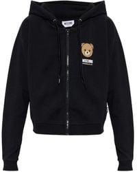 Moschino - Teddy Bear Logo Hoodie - Lyst
