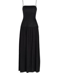 Faithfull the Brand - Lenise Square-Neck Midi Dress - Lyst