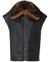 Fendi - Leather Vest - Lyst