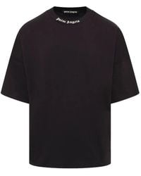 Palm Angels - Logo Cotton T-Shirt - Lyst