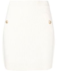 MICHAEL Michael Kors - High-Waisted Ribbed Skirt - Lyst