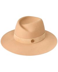 Maison Michel - Virginie Logo-Plaque Hat - Lyst
