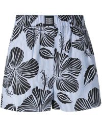 MSGM - Shorts a righe - Lyst