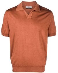 Canali - Fine Knit Polo Shirt - Lyst