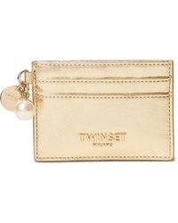 Twinset - Laminated Card Holder With Charms - Lyst