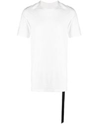 Rick Owens - Level T Seam-detail Cotton T-shirt - Lyst