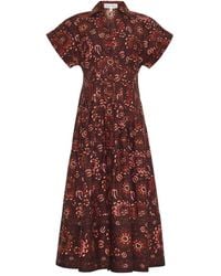 Cara Cara - Robe Mi-Longue Nash - Lyst