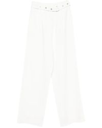 Mrz - Belted Wide-Leg Trousers - Lyst