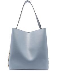 Stella McCartney - Bolso shopper Frayme con ribete de cadena - Lyst