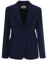 Max Mara - Single-Breasted Wool Blazer - Lyst