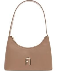 Furla - Bolso shopper con placa del logo - Lyst