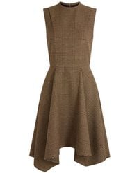 Patou - Midi Check Handkerchief Dress - Lyst