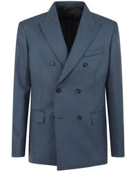 Incotex - Double-Breasted Wool Blazer - Lyst