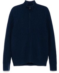 James Perse - Cashmere Zip-Up Cardigan - Lyst
