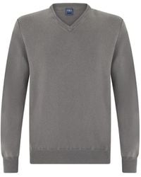 Fedeli - V-Neck Cashmere Sweater - Lyst