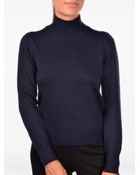 Gran Sasso - High-Neck Ribbed-Trim Sweater - Lyst