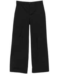 Rick Owens - Pressed-Crease Trousers - Lyst