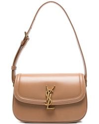 Saint Laurent - Mini Solferino Logo-Plaque Shoulder Bag - Lyst