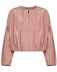 Weekend by Maxmara - Gathered Zip-Up Jacket - Lyst