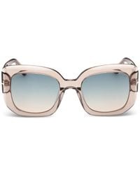 Tom Ford - Carla Square-Frame Sunglasses - Lyst