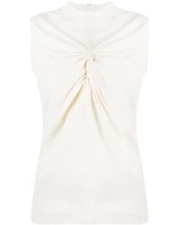 Off-White c/o Virgil Abloh - Knot-Detail Sleeveless T-Shirt - Lyst