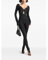 Manière De Voir - Twisted-Bust Off Shoulder Jumpsuit - Lyst