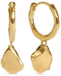 Monica Vinader - Fragments Asymmetric Huggie Earrings - Lyst