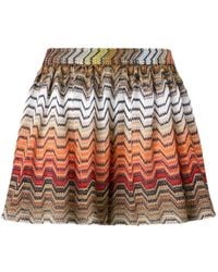 Missoni - Zig-Zag Mini Skirt - Lyst
