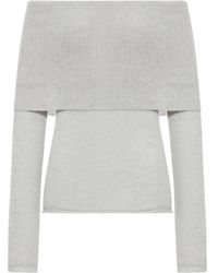 Roberto Collina - Ribbed Boat-Neck Sweater - Lyst