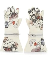 Undercover - Gants En Cuir À Imprimé Modulaire - Lyst